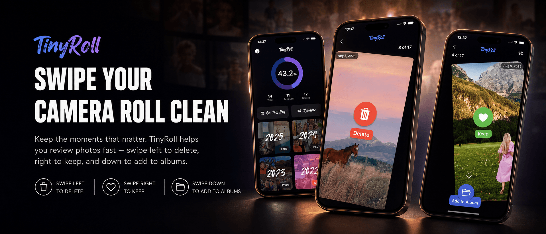 TinyRoll – The easiest way to clean your camera roll